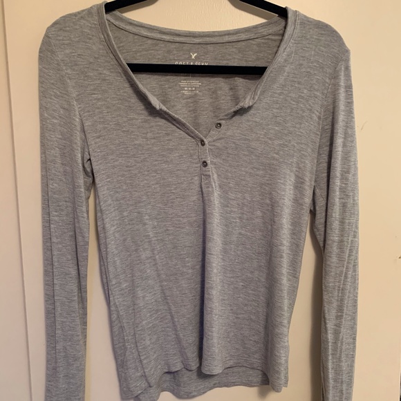 Soft and Sexy Grey long sleeve - Picture 1 of 4